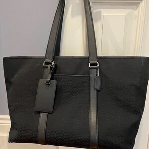 Coach Black Travel Tote